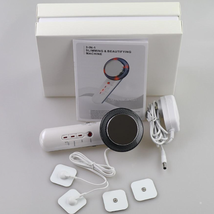 Massageador Ultrassônico p/ Queima Gordura - 3 em 1 (Bivolt)