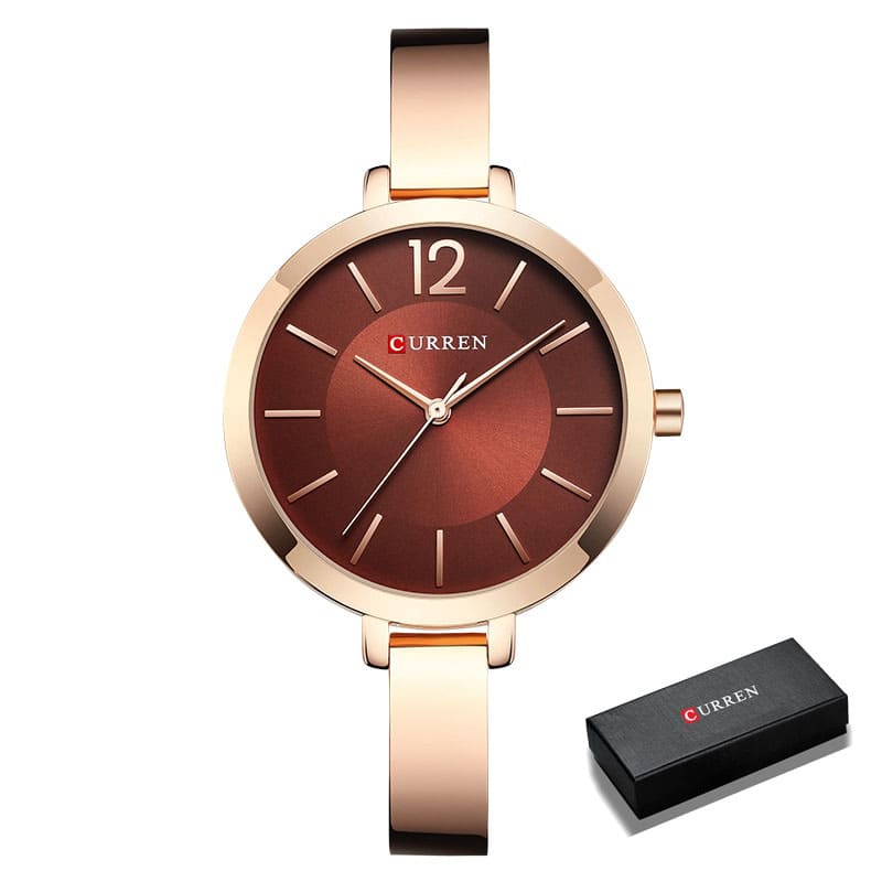 Relógio Feminino de Luxo Dourado | Golden Lady