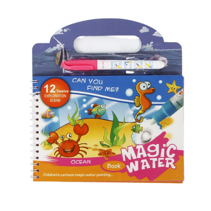LIBRO MÁGICO DE AGUA PARA COLOREAR + ENVÍO GRATIS