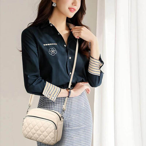 Bolsa Transversal Feminina Modelo Elegant Beauty Branco