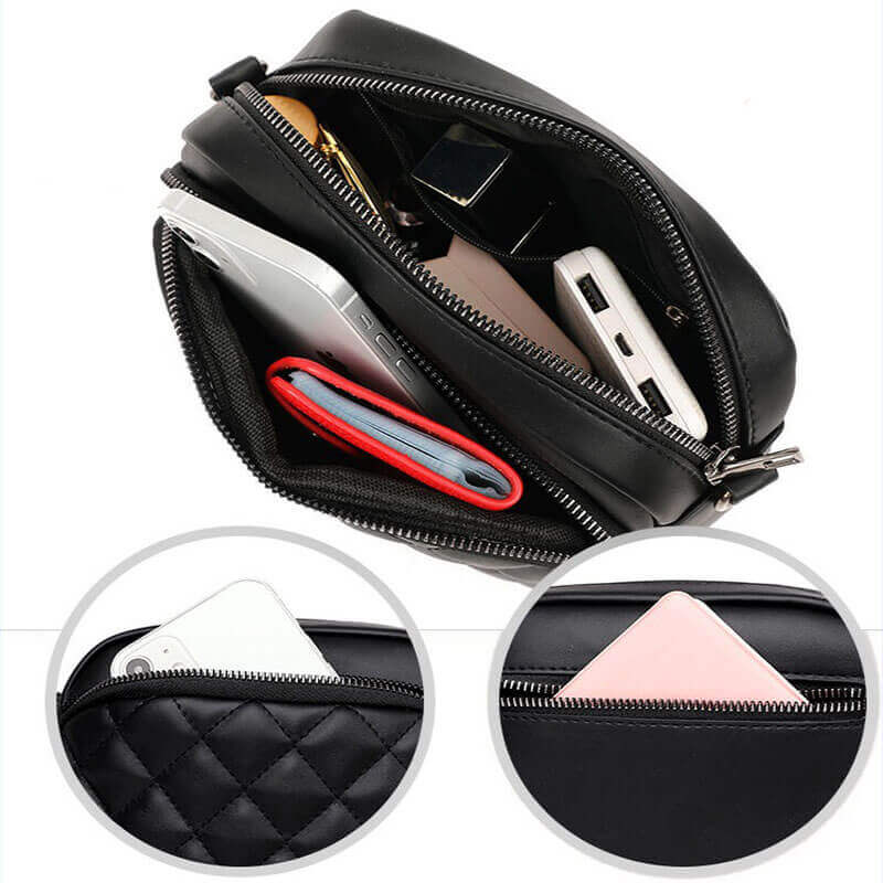 Bolsa Transversal Feminina Modelo Elegant Beauty Branco