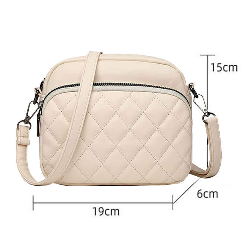 Bolsa Transversal Feminina Modelo Elegant Beauty Branco