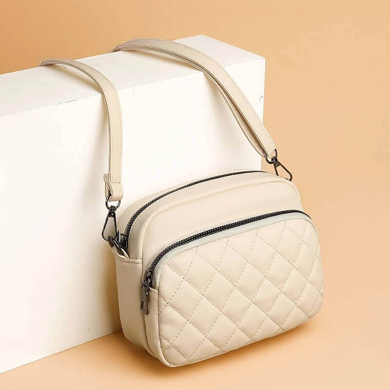 Bolsa Transversal Feminina Modelo Elegant Beauty Branco