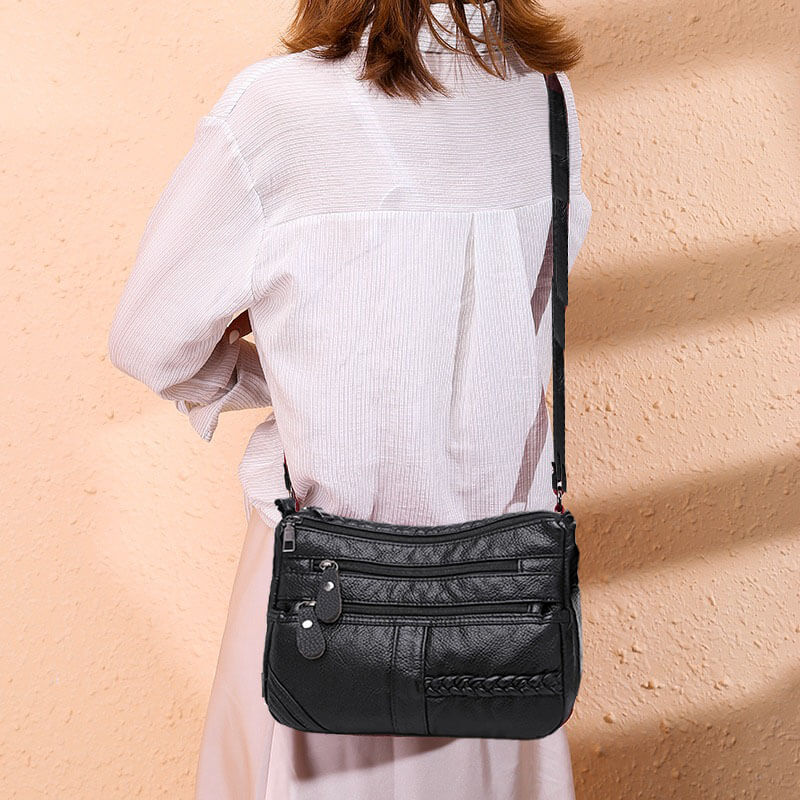 Bolsa Transversal Feminina Modelo Miss Elegant Preto