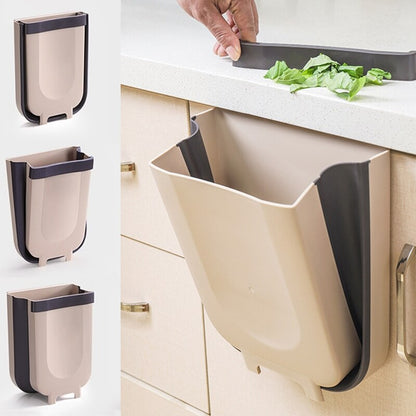PAPELERA PLEGABLE 🤩  MULTIFUNCIONAL PARA COCINA 👌 + ENVÍO GRATIS