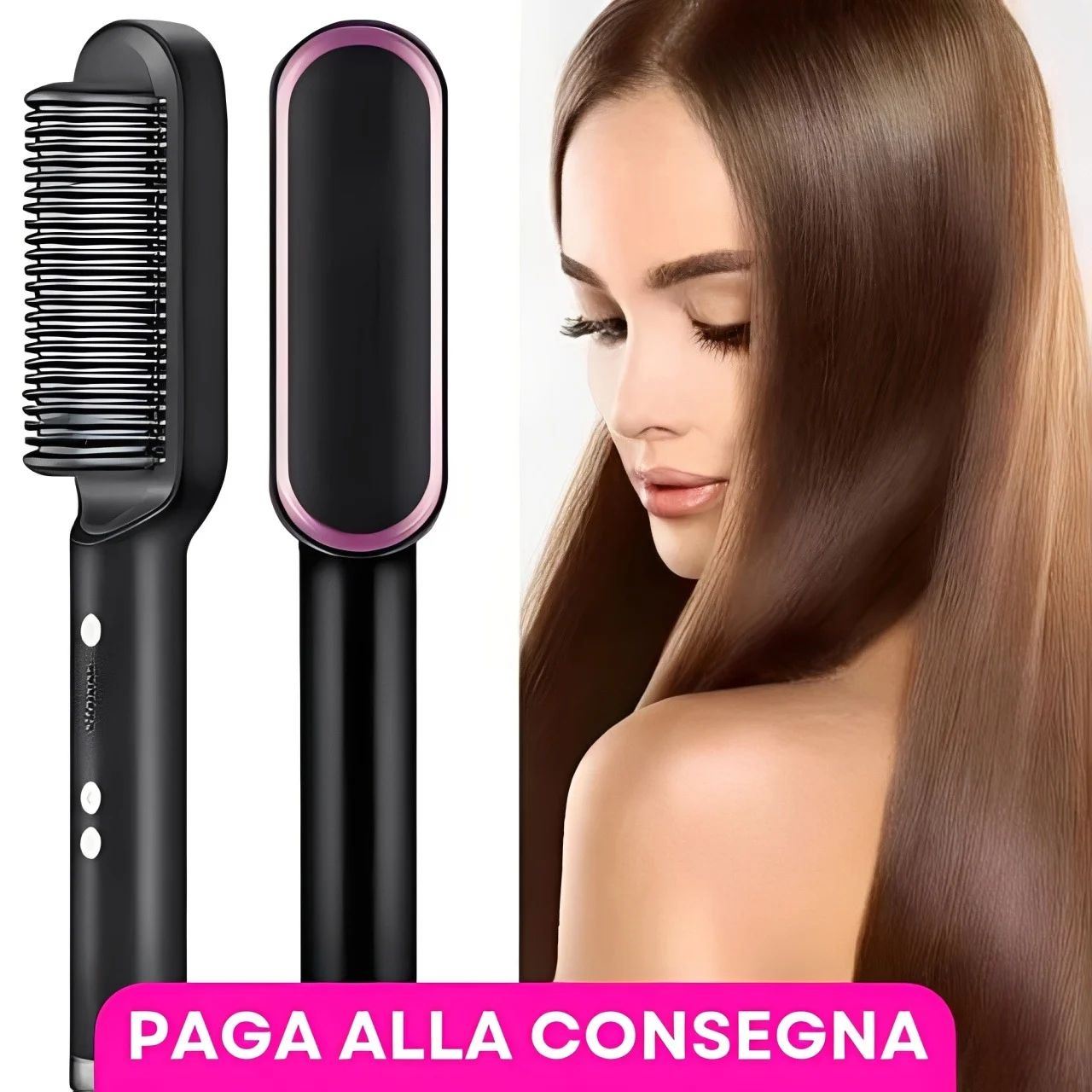 Spazzola Lisciante 5 in 1 DivinaMax - (PAGA ALLA CONSEGNA)