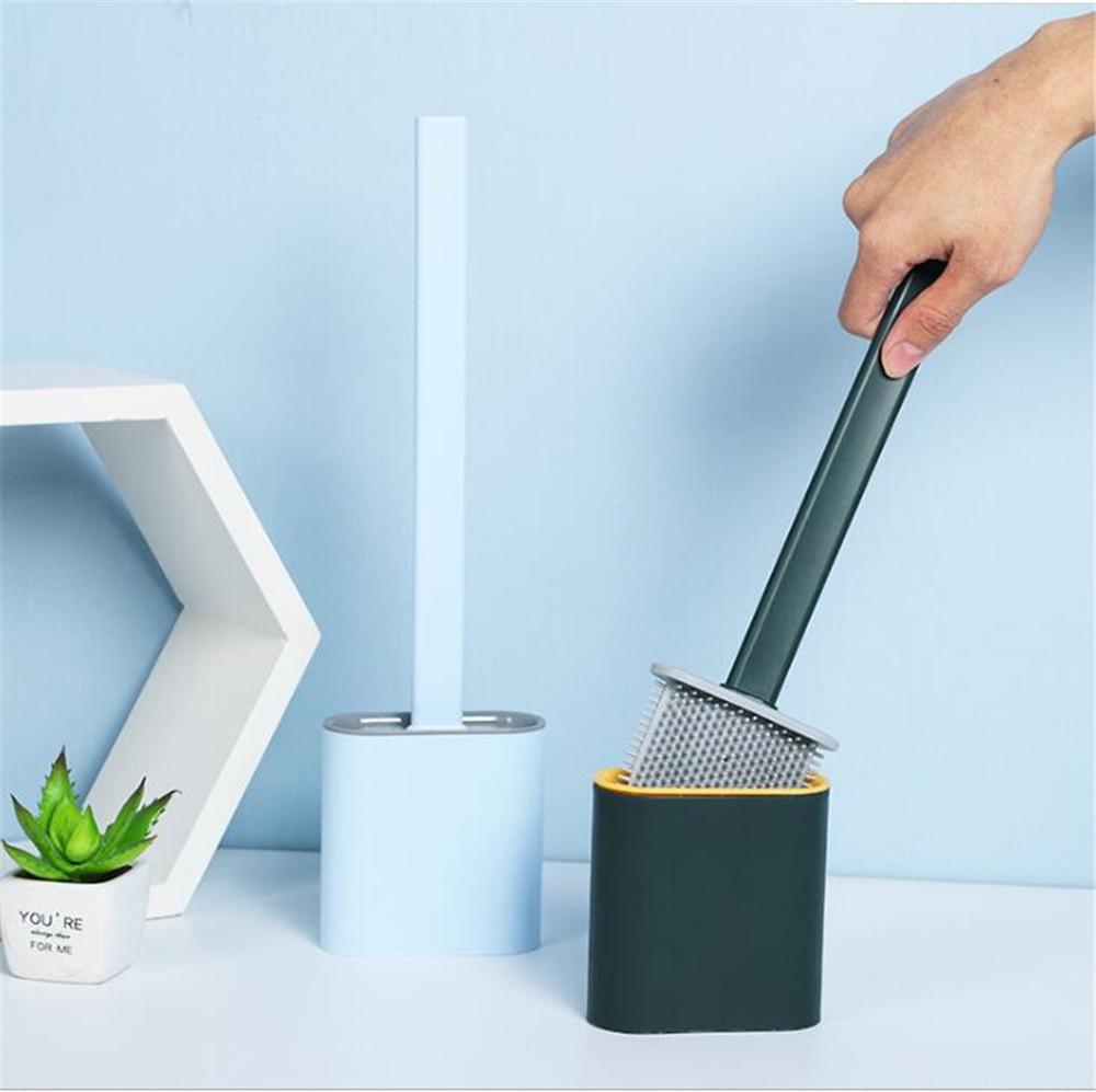 Cepillo Limpia Inodoros de Silicona