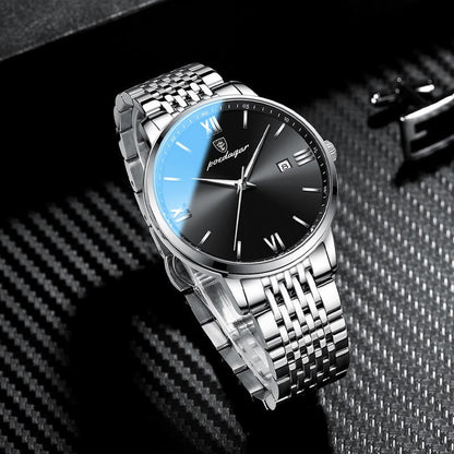 Relógio Casual Masculino | Quartz Boss - À Prova d`água